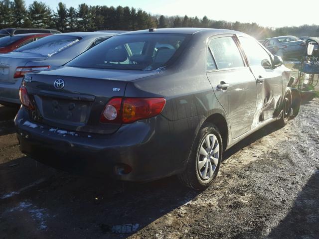 2T1BU40E89C109809 - 2009 TOYOTA COROLLA BA GRAY photo 4