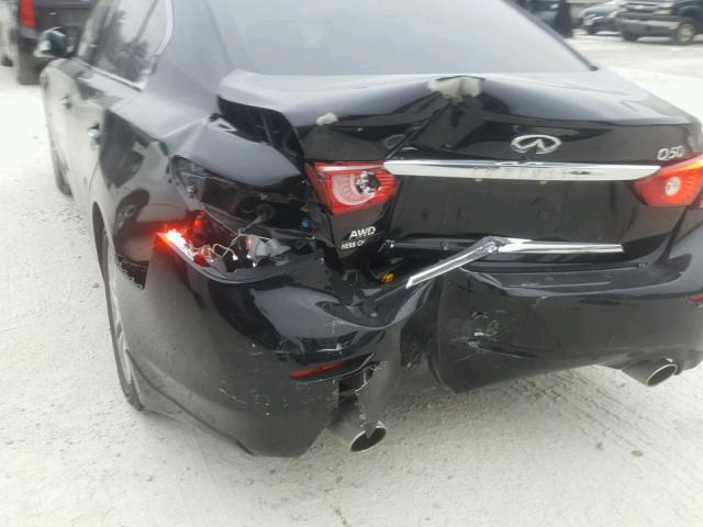 JN1BV7AR9EM691385 - 2014 INFINITI Q50 BASE Чорний фото 9