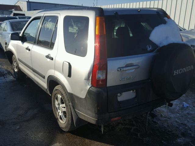 JHLRD78884C021880 - 2004 HONDA CR-V EX SILVER photo 3