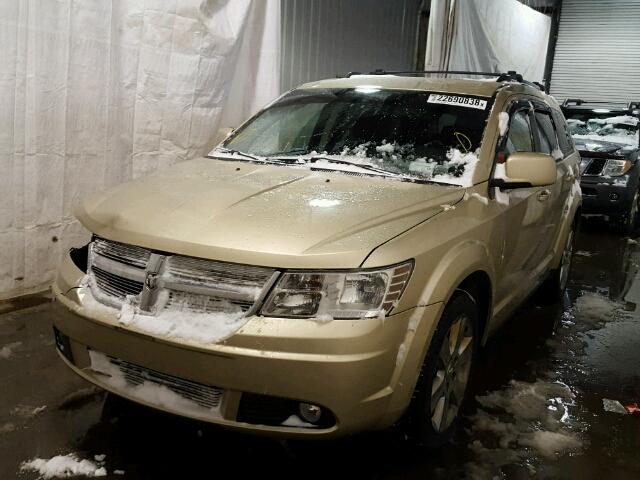 3D4PG5FV9AT189667 - 2010 DODGE JOURNEY SX GOLD photo 2