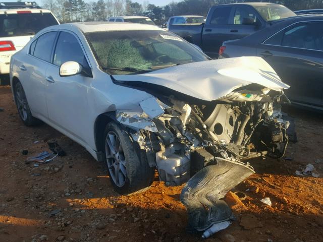 1N4AA5AP7AC803792 - 2010 NISSAN MAXIMA S WHITE photo 1