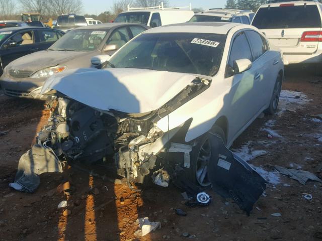 1N4AA5AP7AC803792 - 2010 NISSAN MAXIMA S WHITE photo 2