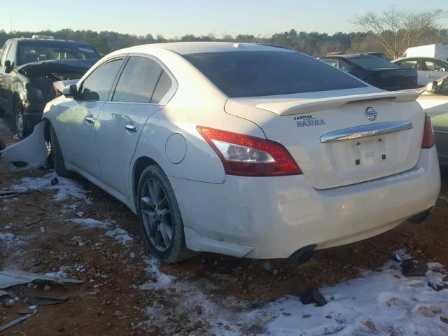 1N4AA5AP7AC803792 - 2010 NISSAN MAXIMA S WHITE photo 3