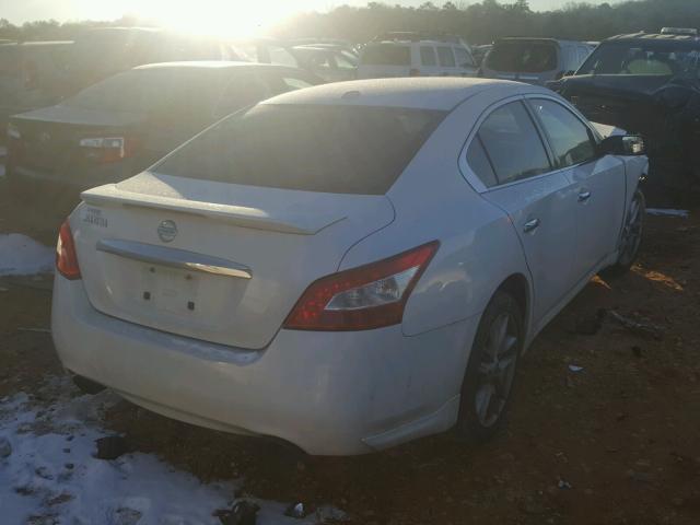 1N4AA5AP7AC803792 - 2010 NISSAN MAXIMA S WHITE photo 4