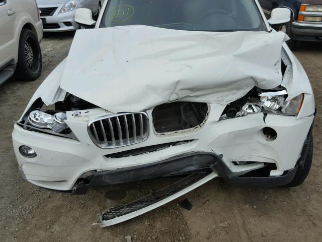 5UXWX5C53CL723076 - 2012 BMW X3 XDRIVE2 Biały zdjęcie 7