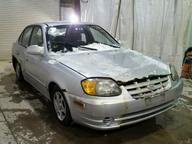 KMHCG45C25U627314 - 2005 HYUNDAI ACCENT GL GRAY photo 1