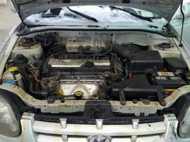 KMHCG45C25U627314 - 2005 HYUNDAI ACCENT GL GRAY photo 7