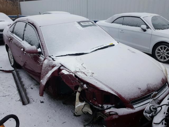 2G1WU581869297793 - 2006 CHEVROLET IMPALA LTZ MAROON photo 1