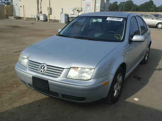 3VWSK69M73M070444 - 2003 VOLKSWAGEN JETTA GLS SILVER photo 2