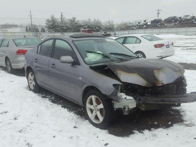 JM1BK123641188636 - 2004 MAZDA 3 S GRAY photo 1