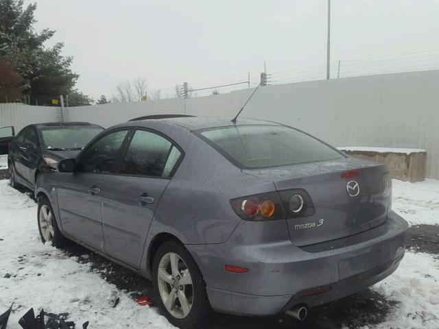 JM1BK123641188636 - 2004 MAZDA 3 S GRAY photo 3