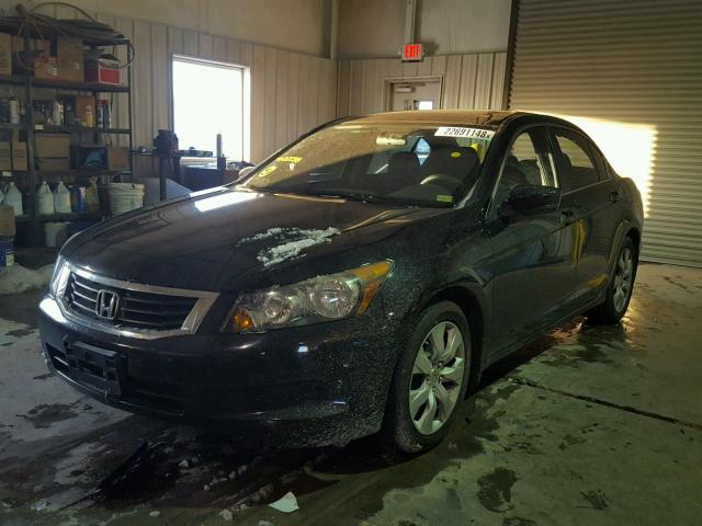 1HGCP26778A000318 - 2008 HONDA ACCORD EX BLACK photo 2