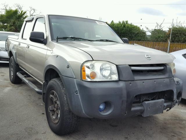 1N6ED27T91C386551 - 2001 NISSAN FRONTIER C TAN photo 1