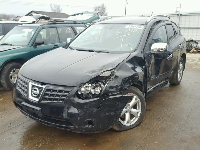 JN8AS58V08W105999 - 2008 NISSAN ROGUE S BLACK photo 2