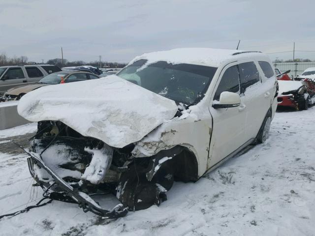 1D4RE4GG1BC639513 - 2011 DODGE DURANGO CR WHITE photo 2