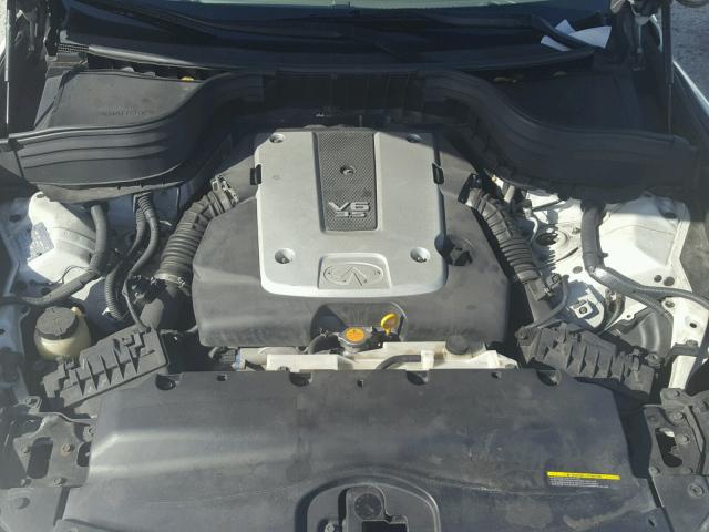 JNKAJ09E78M302761 - 2008 INFINITI EX35 BASE WHITE photo 7