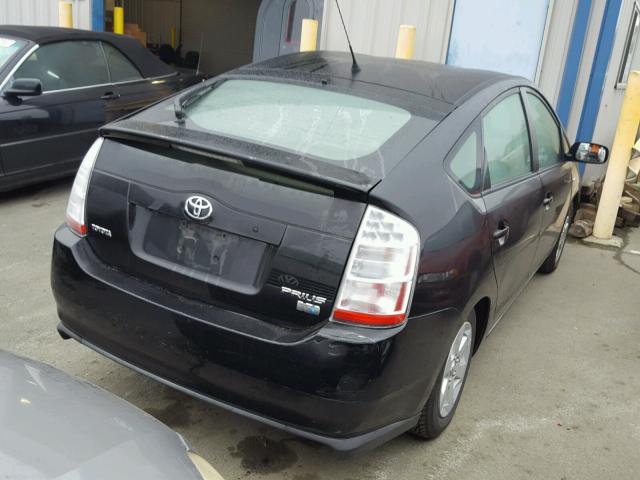 JTDKB20U667540566 - 2006 TOYOTA PRIUS BLACK photo 4