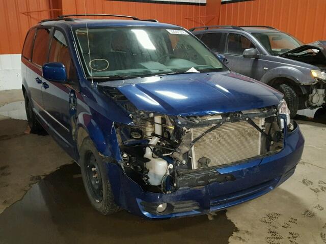 2D4RN4DXXAR389487 - 2010 DODGE GRAND CARA BLUE photo 1