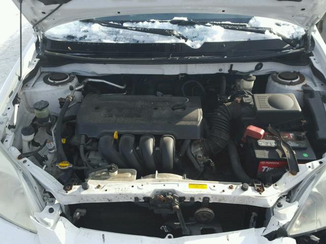 2T1KR32E46C590923 - 2006 TOYOTA COROLLA MA WHITE photo 7