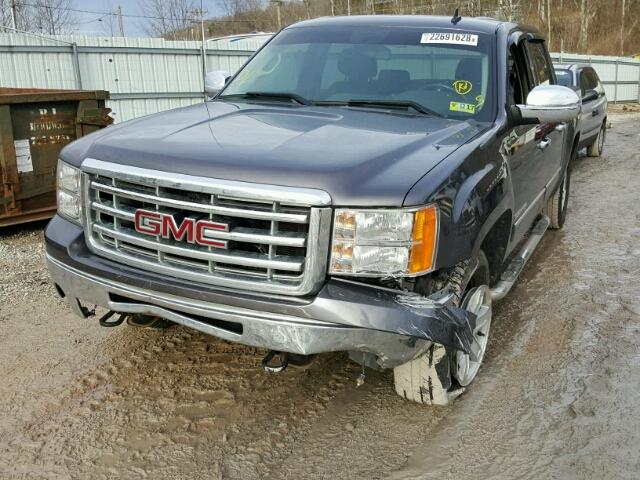 3GTRKVE33AG156838 - 2010 GMC SIERRA K15 GRAY photo 2