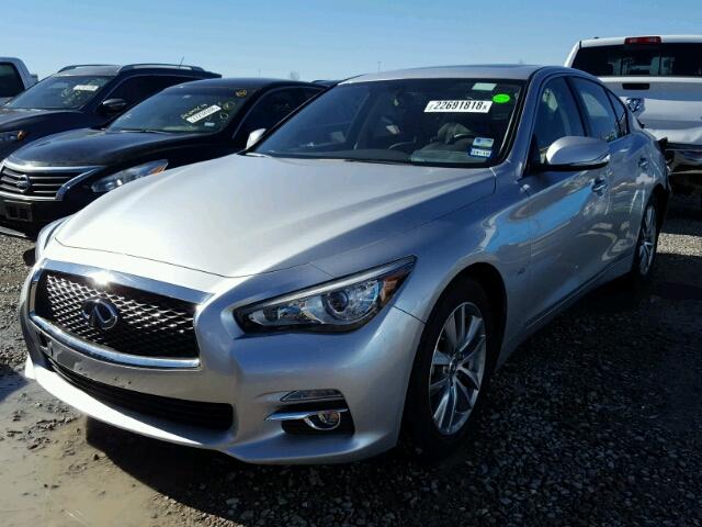 JN1EV7AP5HM742560 - 2017 INFINITI Q50 PREMIU SILVER photo 2