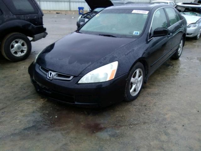 1HGCM56854A007586 - 2004 HONDA ACCORD EX BLACK photo 2