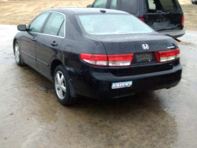 1HGCM56854A007586 - 2004 HONDA ACCORD EX BLACK photo 3