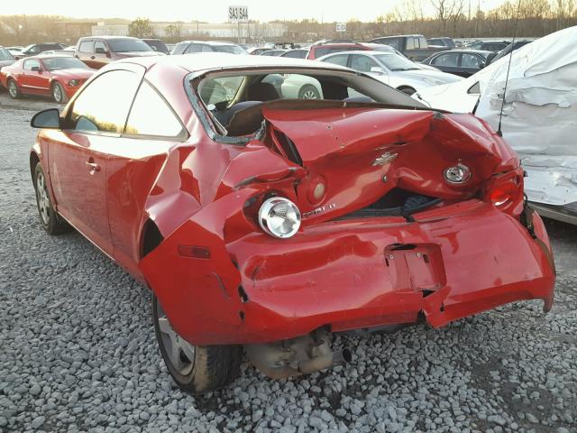 1G1AL15F277116129 - 2007 CHEVROLET COBALT LT RED photo 3