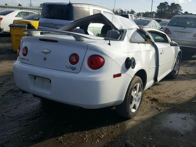 1G1AK15F177119980 - 2007 CHEVROLET COBALT LS WHITE photo 4