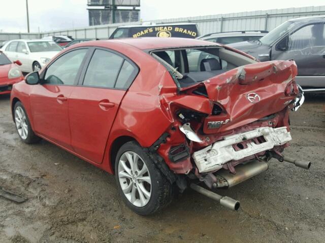 JM1BL1W53B1459447 - 2011 MAZDA 3 S RED photo 3