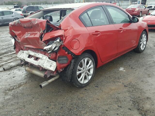 JM1BL1W53B1459447 - 2011 MAZDA 3 S RED photo 4