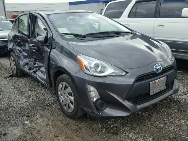 JTDKDTB30F1579435 - 2015 TOYOTA PRIUS C CHARCOAL photo 1