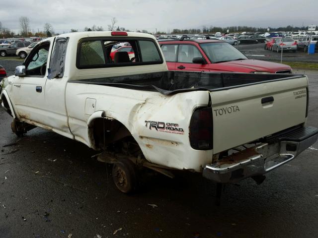 4TAWN74N6WZ066000 - 1998 TOYOTA TACOMA XTR WHITE photo 3