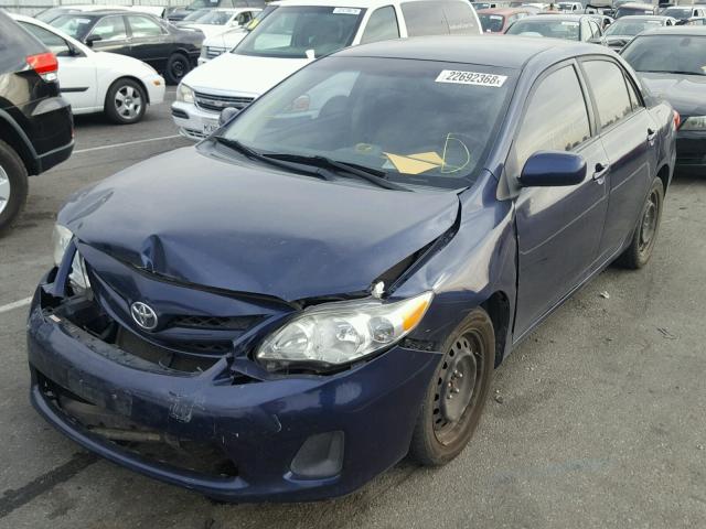 JTDBU4EE6C9175670 - 2012 TOYOTA COROLLA BA BLUE photo 2