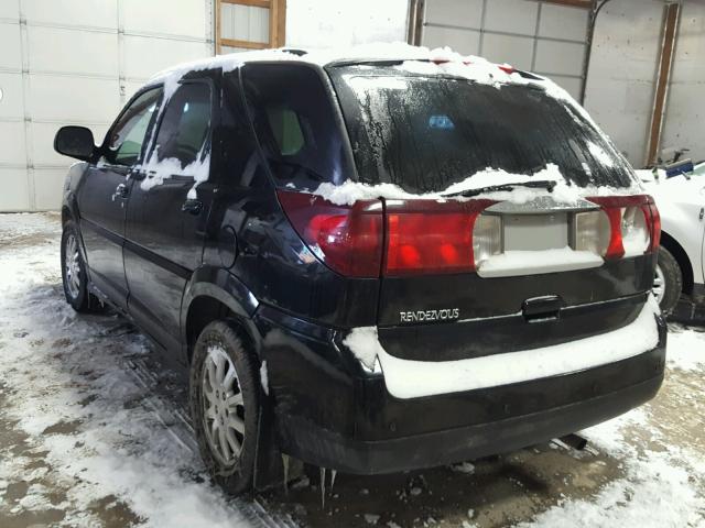 3G5DA03L97S535729 - 2007 BUICK RENDEZVOUS BLACK photo 3