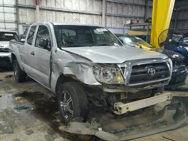 5TETX22N87Z469165 - 2007 TOYOTA TACOMA ACC SILVER photo 1