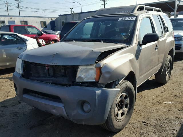 5N1AN08W27C516654 - 2007 NISSAN XTERRA OFF GOLD photo 2