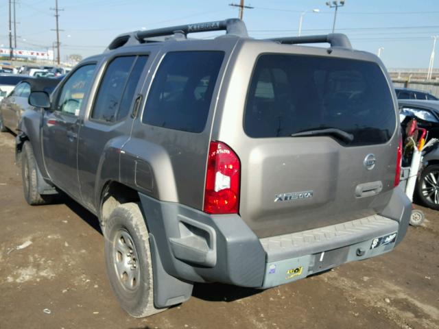 5N1AN08W27C516654 - 2007 NISSAN XTERRA OFF GOLD photo 3