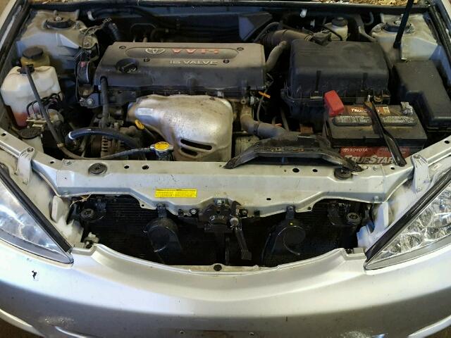 4T1BE30K84U794821 - 2004 TOYOTA CAMRY LE ვერცხლისფერი ფოტო 7