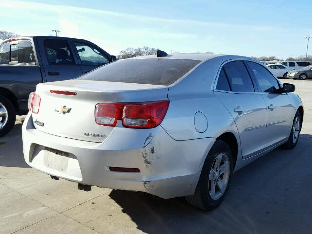 1G11B5SL0FF313549 - 2015 CHEVROLET MALIBU LS ვერცხლისფერი ფოტო 4