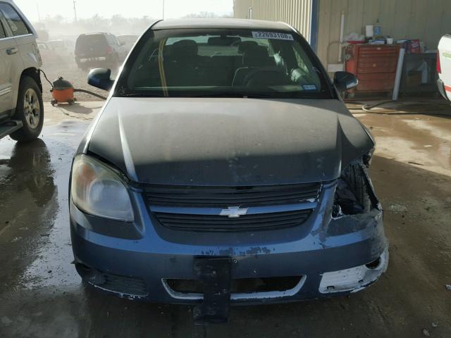 1G1AL12F657666662 - 2005 CHEVROLET COBALT LS BLUE photo 10