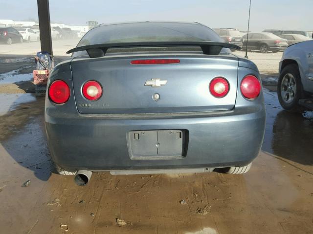 1G1AL12F657666662 - 2005 CHEVROLET COBALT LS BLUE photo 9