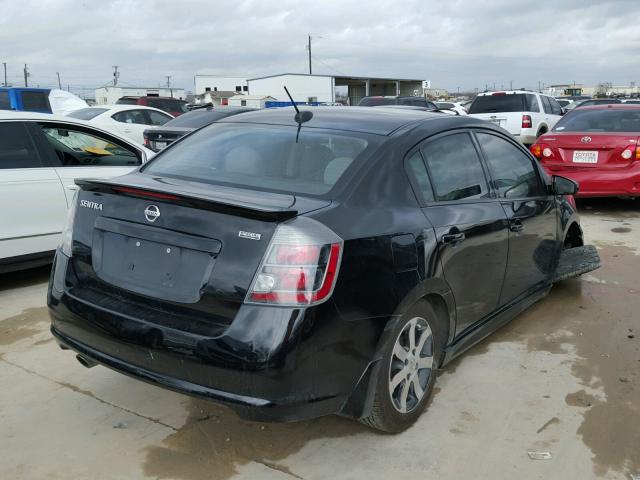 3N1AB6AP1CL639611 - 2012 NISSAN SENTRA 2.0 BLACK photo 4