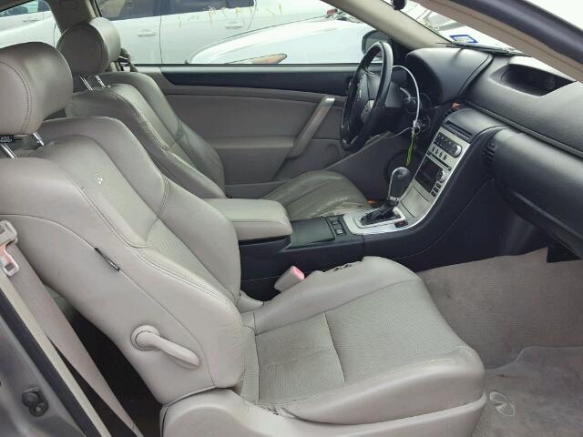 JNKCV54E25M409438 - 2005 INFINITI G35 SILVER photo 5