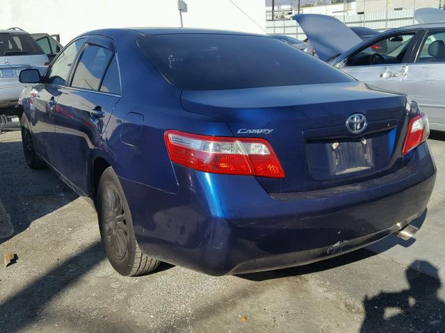 4T1BE46KX9U385241 - 2009 TOYOTA CAMRY BASE BLUE photo 3