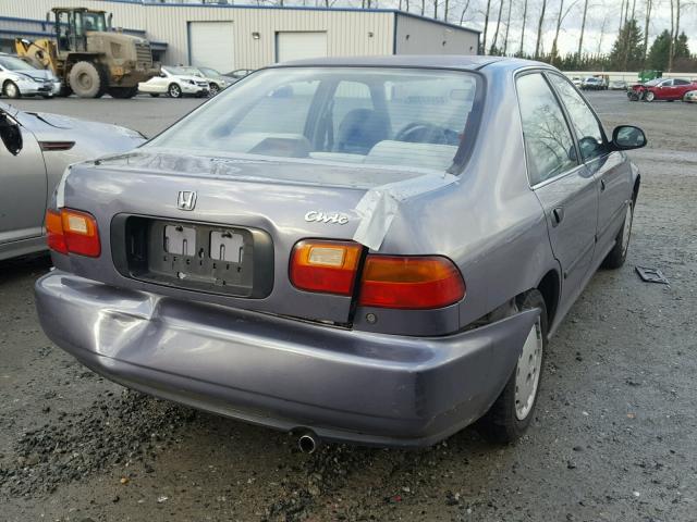 JHMEG8651SS028141 - 1995 HONDA CIVIC LX SILVER photo 4