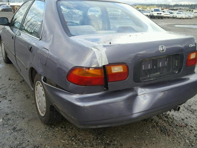 JHMEG8651SS028141 - 1995 HONDA CIVIC LX SILVER photo 9