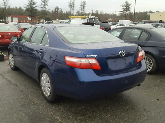 4T1BE46K67U051124 - 2007 TOYOTA CAMRY NEW BLUE photo 3