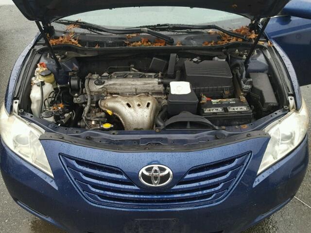 4T1BE46K67U051124 - 2007 TOYOTA CAMRY NEW BLUE photo 7