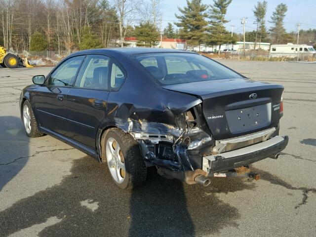 4S3BL626597225703 - 2009 SUBARU LEGACY 2.5 GRAY photo 3